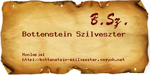Bottenstein Szilveszter névjegykártya